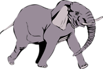 Free Stock Photo: Illustration of an elephant