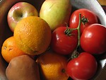 Free Stock Photo: Mixed fruit in a bowl