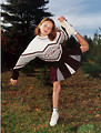 Free Stock Photo: A young cheerleader posing