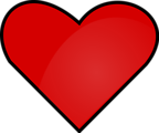 Free Stock Photo: Illustration of a red heart
