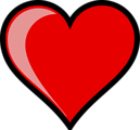 Free Stock Photo: Illustration of a red heart