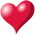 Free Stock Photo: Illustration of a red heart