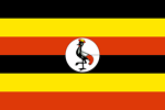 Free Stock Photo: Illustration of a flag of Uganda
