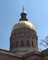 Free Stock Photo: The dome of the Georgia State Capitol building in Atlanta, Georgia