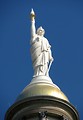 Free Stock Photo: A statue on top of the Georgia State Capitol building in Atlanta, Georgia