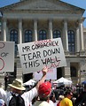 Free Stock Photo: Protestors with signs at the 2010 Atlanta tax day tea party in Atlanta, Georgia