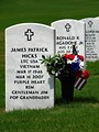 Free Stock Photo: Close-up of gravestones at the Georgia National Cemetery