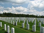 Free Stock Photo: Gravestones at the Georgia National Cemetery