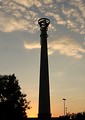 Free Stock Photo: A torch at sunset at Centennial Olympic Park in Atlanta, Georgia
