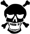 Free Stock Photo: Illustration of a skull and crossbones