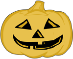 Free Stock Photo: Illustration of a jack-o-lantern
