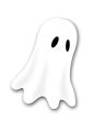 Free Stock Photo: Illustration of a ghost isolated on a white background