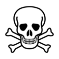 Free Stock Photo: Illustration of a skull and crossbones