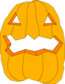 Free Stock Photo: Illustration of a jack-o-lantern