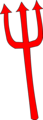 Free Stock Photo: Illustration of a devils pitchfork