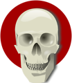 Free Stock Photo: Illustration of a human skull
