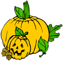 Free Stock Photo: Illustration of a jack-o-lantern