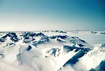 Free Stock Photo: Snow covered mountains by a lake