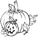 Free Stock Photo: Illustration of a jack-o-lantern