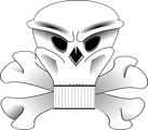 Free Stock Photo: Illustration of a skull and crossbones