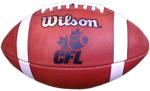 Free Stock Photo: A Canadian Football League football isolated on a white background