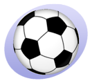 Free Stock Photo: A soccer ball with a shadow on a white background