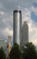 Free Stock Photo: Atlanta buildings viewed from Olympic Park