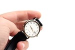 Free Stock Photo: Close-up of a hand holding a watch