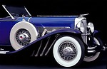 Free Stock Photo: Closeup of a blue antique car
