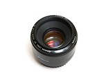 Free Stock Photo: A camera lens isolated on a white background