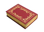 Free Stock Photo: An old book isolated on a white background