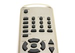 Free Stock Photo: Close-up of a remote control isolated on a white background
