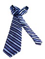 Free Stock Photo: A blue neck tie isolated on a white background