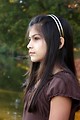 Free Stock Photo: A beautiful young girl posing outdoors