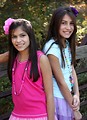 Free Stock Photo: Two cute young girls posing outdoors