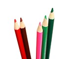 Free Stock Photo: Close-up of colored pencils