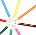 Free Stock Photo: Close-up of colored pencils