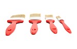 Free Stock Photo: A set of paint brushes isolated on a white background