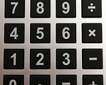 Free Stock Photo: Close-up of buttons on a calculator