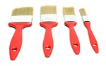 Free Stock Photo: A set of paint brushes isolated on a white background