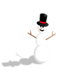 Free Stock Photo: Illustration of a snowman