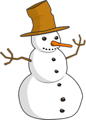 Free Stock Photo: Illustration of a snowman