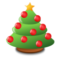 Free Stock Photo: Illustration of a decorated Christmas tree