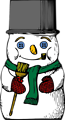 Free Stock Photo: Illustration of a snowman