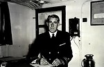 Free Stock Photo: Black and white picture of a man in a uniform
