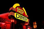 Free Stock Photo: A neon diner sign