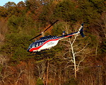 Free Stock Photo: A medical helicopter in flight