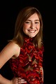 Free Stock Photo: A cute young girl posing against a black background