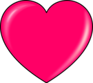 Free Stock Photo: Illustration of a pink heart