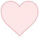 Free Stock Photo: Illustration of a pink heart